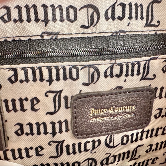 NWT Juicy Couture Mini Pink Velvet Backpack with Black Straps - Picture 10 of 12